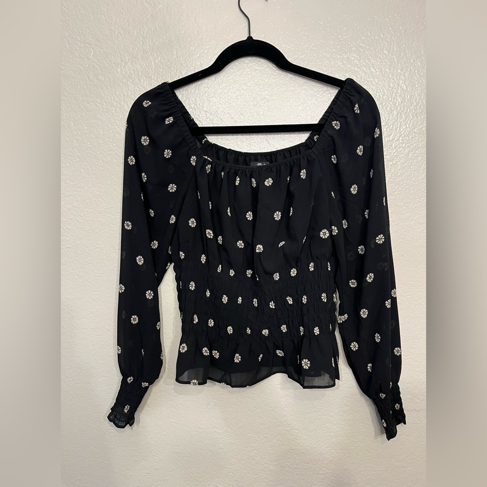 Madewell Long sleeve blouse